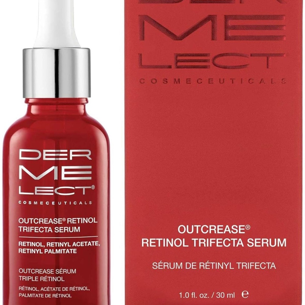 Dermelect Outcrease Retinol Trifecta Serum for Face - Anti Aging Serum, 3 typ
